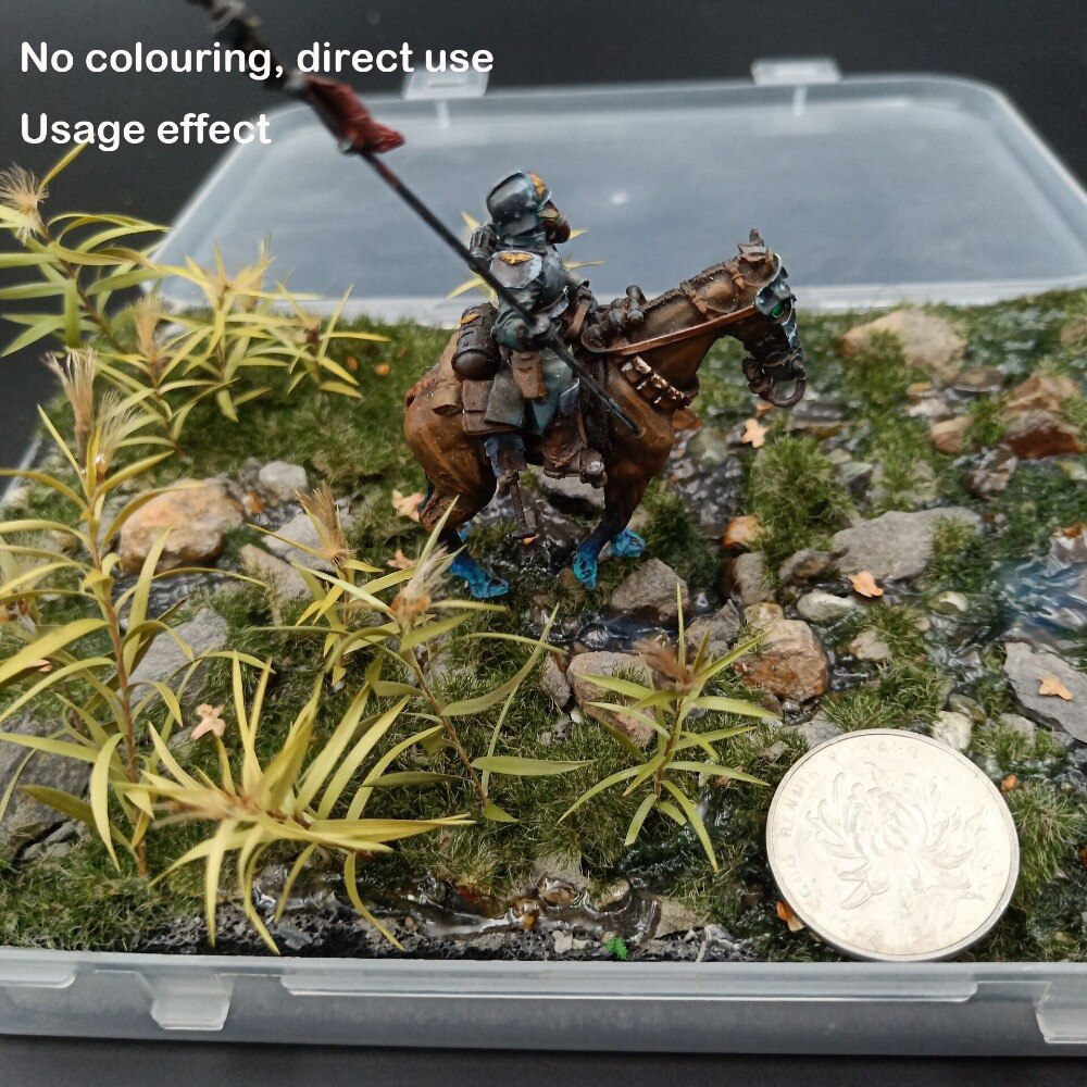 miniature Scenario model Simulated reed grass Sand Table DIY Material Train Military Scene