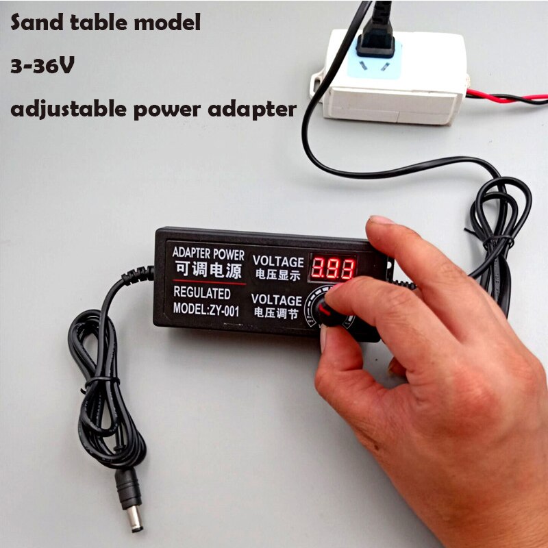 Sand table model 3-36V adjustable power adapter Special Voltage Regulator for Lighting LED