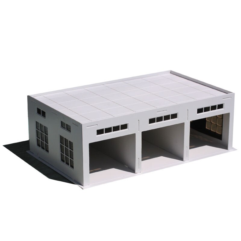 miniature Tank Warehouse Warehouse Workshop Sand table model Pendant Plastic assembly 1:150/100/87/72/64
