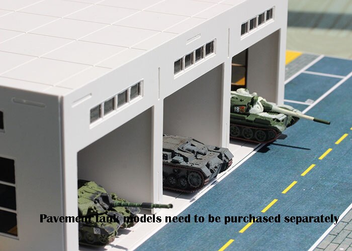 miniature Tank Warehouse Warehouse Workshop Sand table model Pendant Plastic assembly 1:150/100/87/72/64