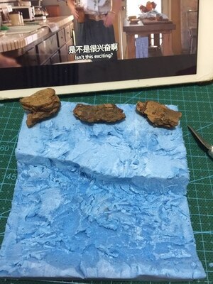 Miniature Model Foundation Plastic Material High density molding foam board Situational Sand Table Making Diy Material