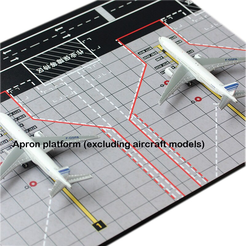 miniature 1:400 Airport Aircraft apron Exhibition Platform Dual seats woodiness 40*30cm miniature 1:400 Airport Aircraft apron Exhibition Platform Dual seats woodiness 40*30cm