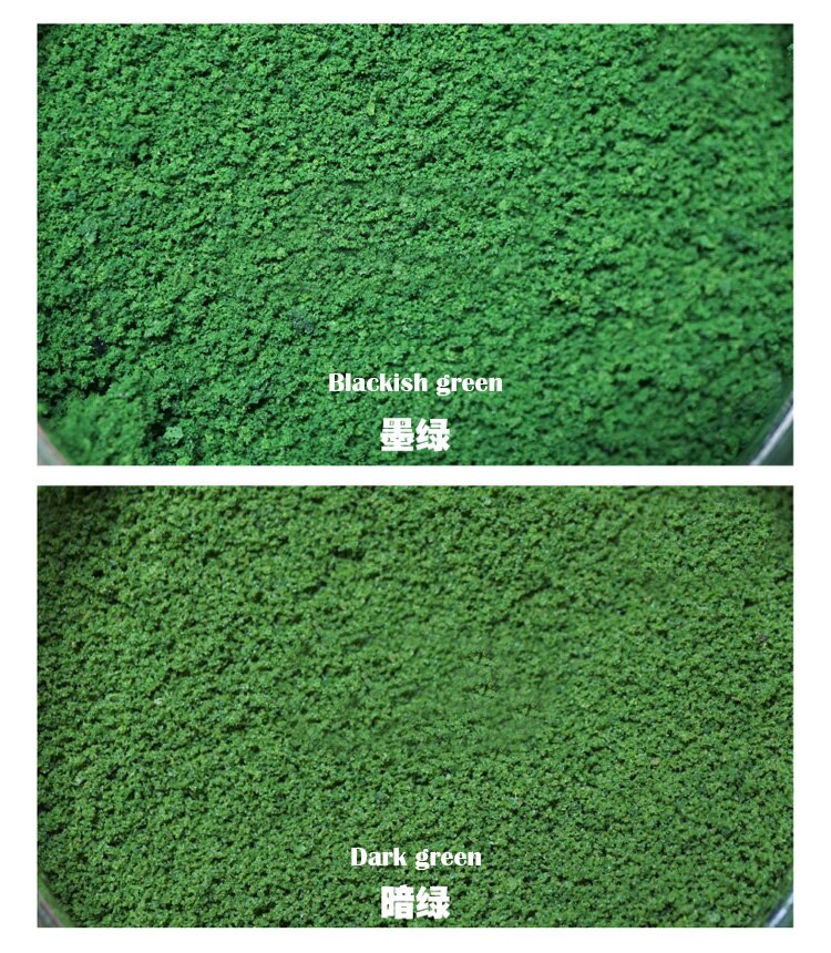Miniature model Vegetation powder lichen material Mixed colors Sand table materials for DIY model platform scene