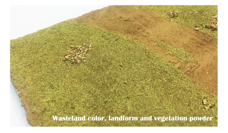 Miniature model Vegetation powder lichen material Mixed colors Sand table materials for DIY model platform scene