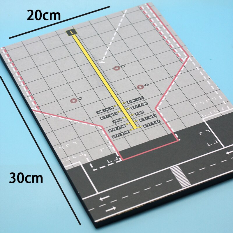 miniature 1:400 Airliner parking space Airstrip Scene background Simulated Airport Model Arrangement 20*30cm