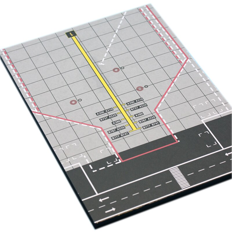 miniature 1:400 Airliner parking space Airstrip Scene background Simulated Airport Model Arrangement 20*30cm