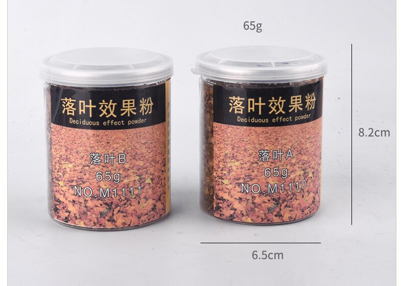 miniature Withered leaves Building Model Materials Defoliation effect in DIY sand table scene