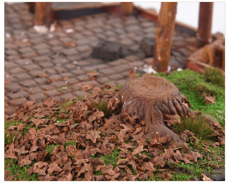 miniature Withered leaves Building Model Materials Defoliation effect in DIY sand table scene