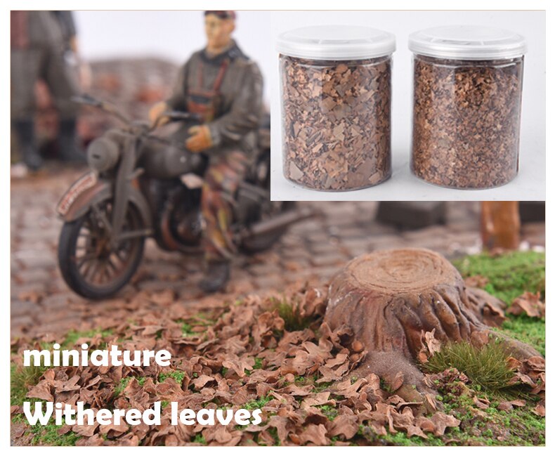 miniature Withered leaves Building Model Materials Defoliation effect in DIY sand table scene