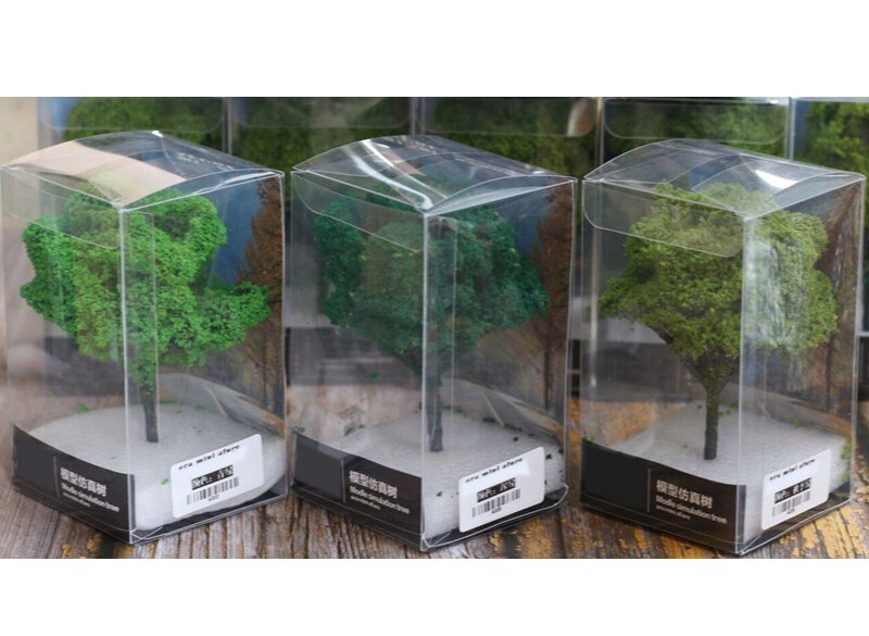 Miniature model H0 ratio 1:87 Landscape tree model Railway sand table DIY materials Miniature model H0 ratio 1:87 Landscape tree model Railway sand table DIY materials