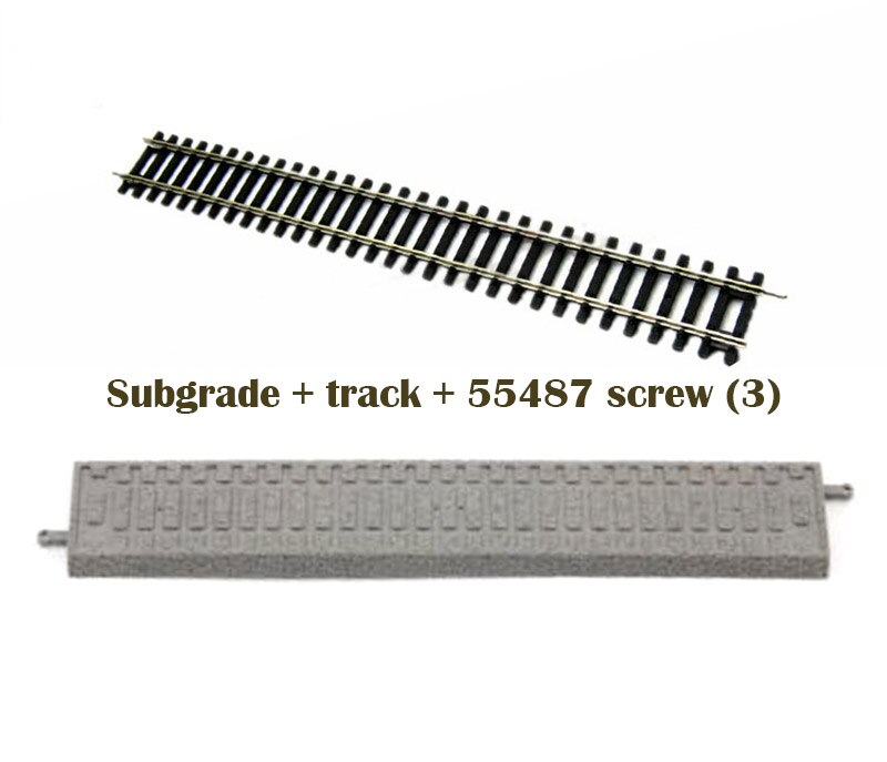Miniature model 1:87 HO ratio Train model accessories G231 straight rail 55201 track 231mm Train sand table material