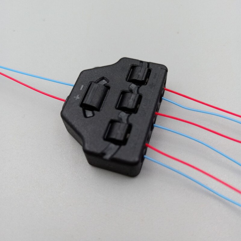 Sand table model LED lamp shunt junction box Port Sharer Parallel device Scene lighting system 4pcs