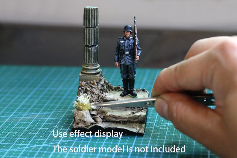 Miniaturization model Snow grass model Production materials of scene platform DIY scenario materials