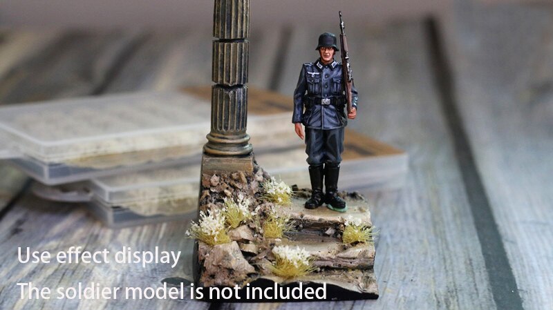 Miniaturization model Snow grass model Production materials of scene platform DIY scenario materials