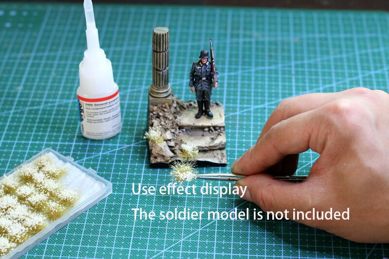 Miniaturization model Snow grass model Production materials of scene platform DIY scenario materials