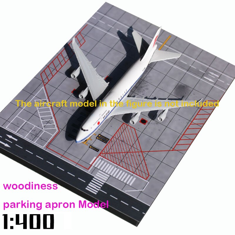 1:400 woodiness parking apron Model 20*30cm Suitable for a variety of aircraft models