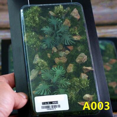 Miniaturization model Rock simulation lawn Scene military sand table platform finished products series