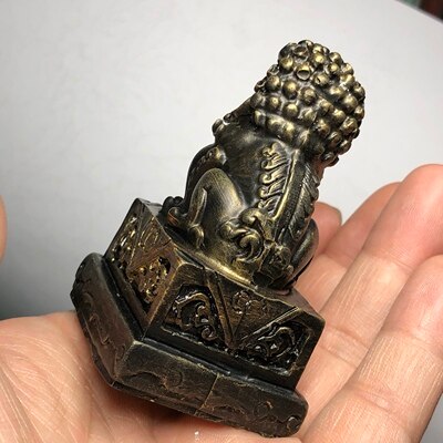 Miniature model Chinese Lion Three dimensional lion Creative Silica Gel Mould Sand Table Scene Material Tool