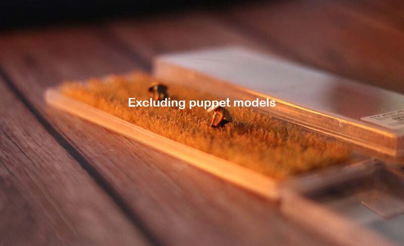 Miniature model Paddy field scene materials Applicable 1:72 1:87 HO ratio Landscape materials of train sand table lifelike