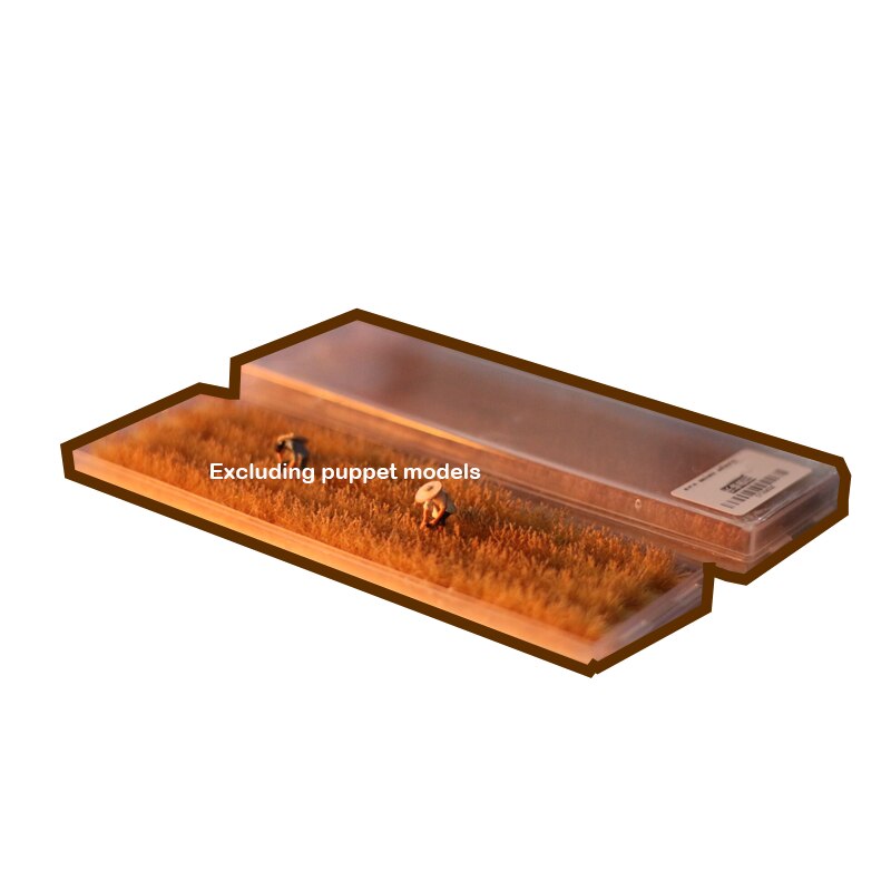 Miniature model Paddy field scene materials Applicable 1:72 1:87 HO ratio Landscape materials of train sand table lifelike