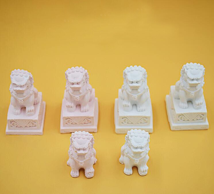 Miniature model Chinese Lion Stereoscopic Lion Sculpture Creative Silica Gel Mould Sand Table Scene Material Tool Miniature model Chinese Lion Stereoscopic Lion Sculpture Creative Silica Gel Mould Sand Table Scene Material Tool