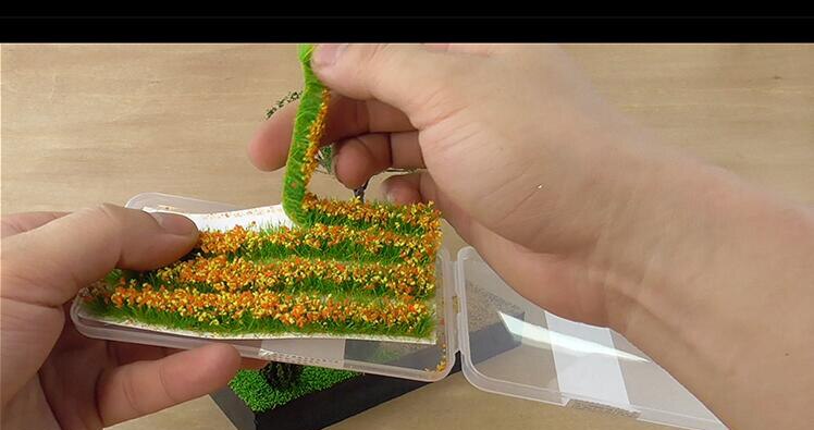 Miniature model Long flower nest DIY material for platform reconstruction of military scene sand table model