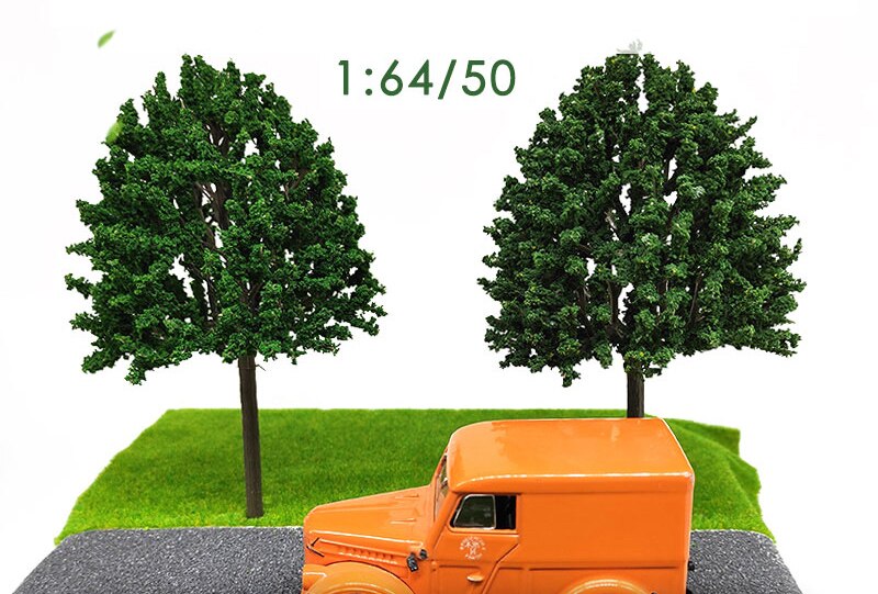 Miniature model Street tree banyan model Sand table scene material 1:50 / 64/72 Miniature model Street tree banyan model Sand table scene material 1:50 / 64/72