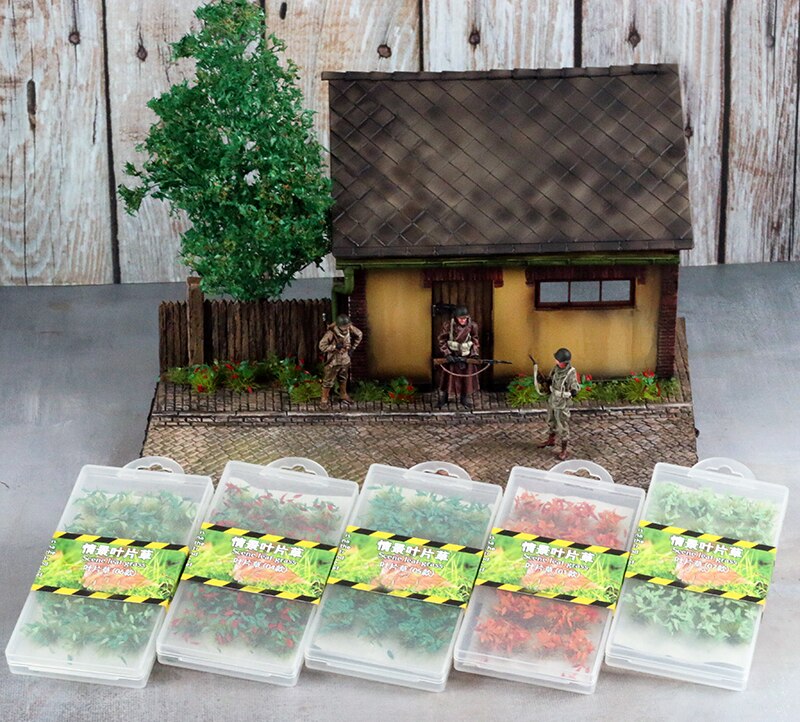Miniature model Fine scene grass nest weed cluster and wild flower cluster model Scene model material Miniature model Fine scene grass nest weed cluster and wild flower cluster model Scene model material