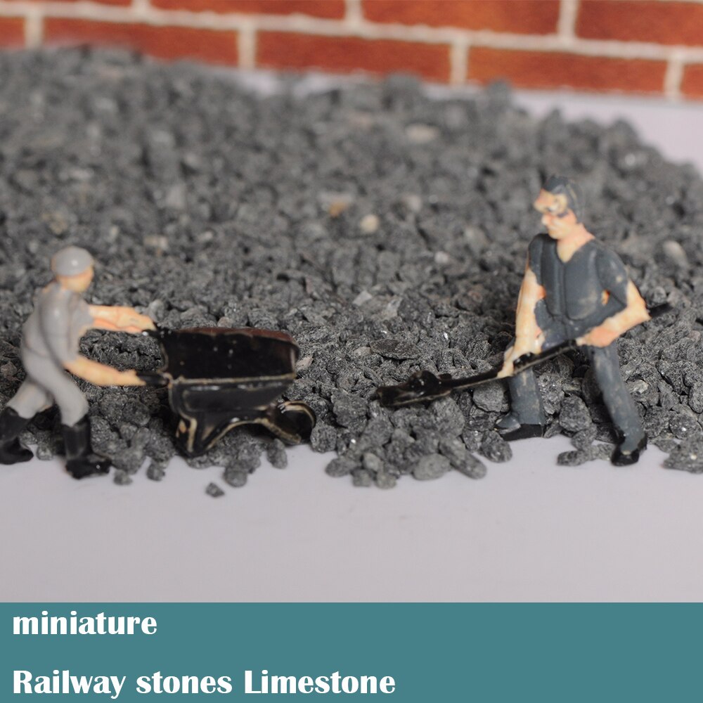 miniature Railway stones Limestone Stone on Railway Track Base Model Material of Train Rail Sand Table