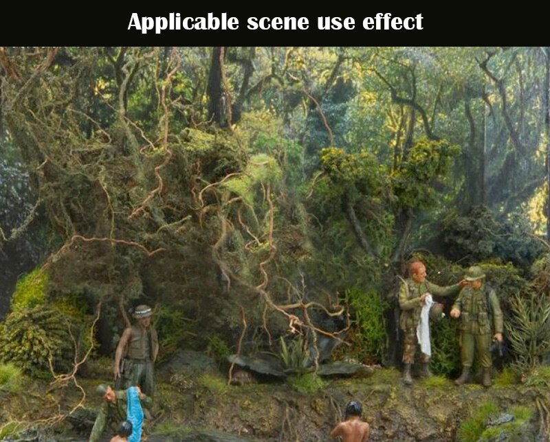 Miniature model Simulation vine root Branched branches Sand table materials for DIY model platform scene