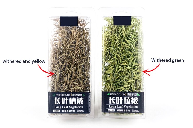 Miniature model Long leaf vegetation reed model DIY material for platform reconstruction of military scene sand table model