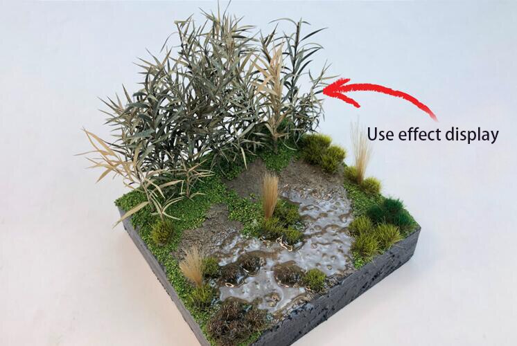 Miniature model Long leaf vegetation reed model DIY material for platform reconstruction of military scene sand table model
