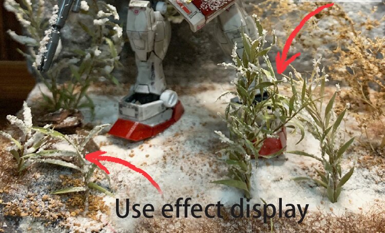 Miniature model Long leaf vegetation reed model DIY material for platform reconstruction of military scene sand table model