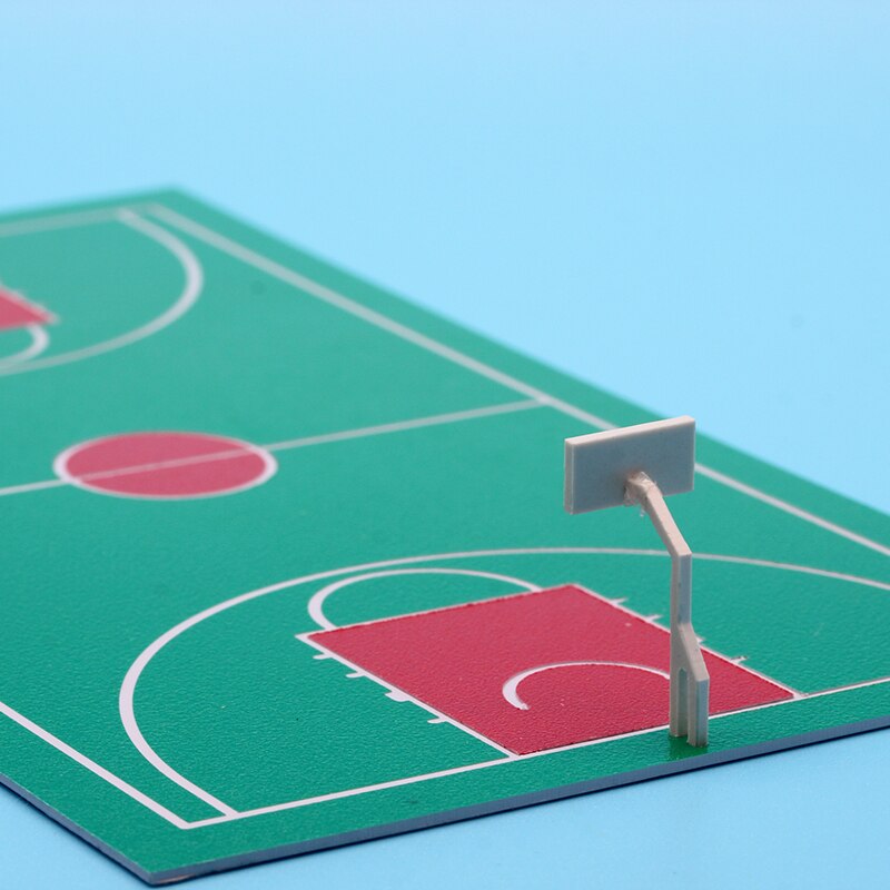 Scene Model of Outside Basketball Court Plastic waterproof sand table DIY Model Materials Multiple proportions miniature Scene Model of Outside Basketball Court Plastic waterproof sand table DIY Model Materials Multiple proportions miniature
