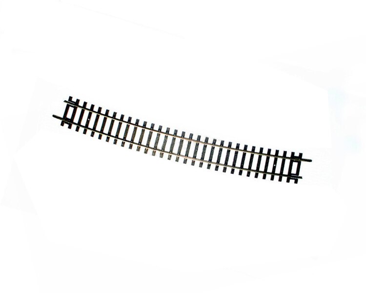 Miniature model 1:87 HO ratio R9 curved rail 55219 15 ° Single subgrade rail set Train sand table material