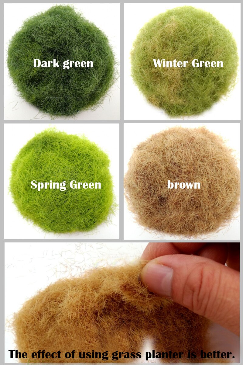 miniature Straw meal 5-8mm Sandpan Architectural Landscape Outdoor Scene Platform Simulated turf DIY handmade materials