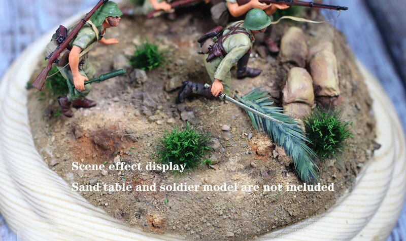 Miniaturization model New shrub grass granules thick growth of grass Military scenario model DIY sand table building materia