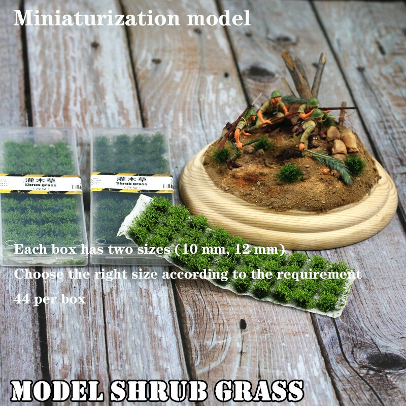 Miniaturization model New shrub grass granules thick growth of grass Military scenario model DIY sand table building materia