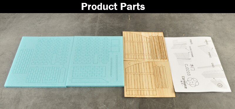 miniature European Courtyard Gate Assembly model DIY Modification Material for Military Sand Table Scene