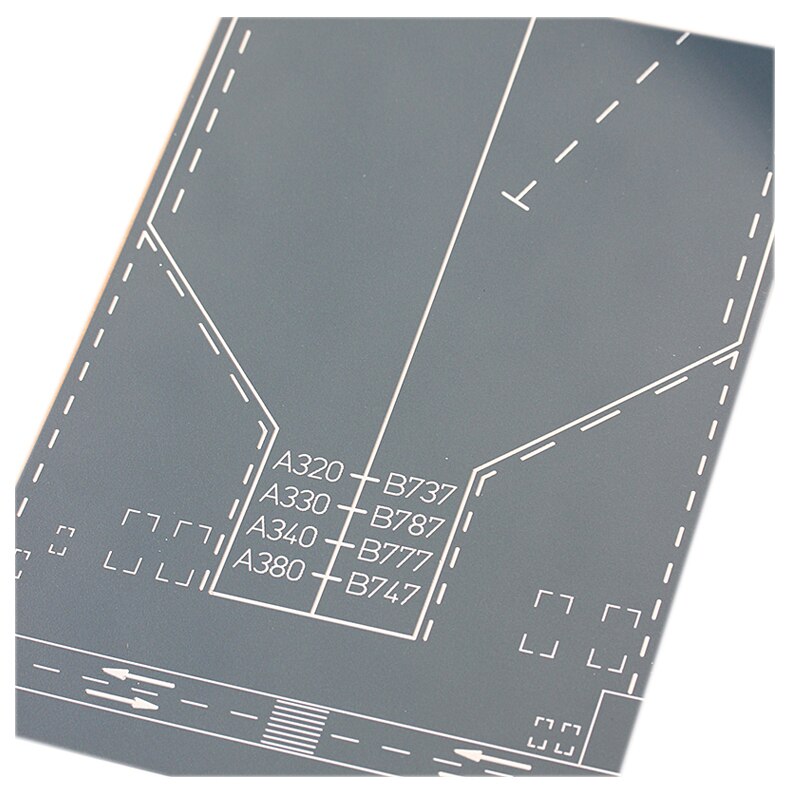 miniature 1:400/500 Airport Aircraft apron Platform orms Seat Plastic 20*30cm