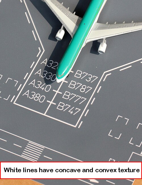 miniature 1:400/500 Airport Aircraft apron Platform orms Seat Plastic 20*30cm