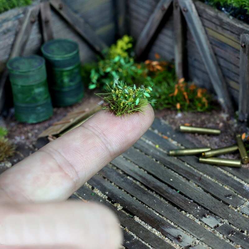 Miniaturization model Flower cluster model of weed vegetation Scene sand table making materials DIY handmade materials Miniaturization model Flower cluster model of weed vegetation Scene sand table making materials DIY handmade materials