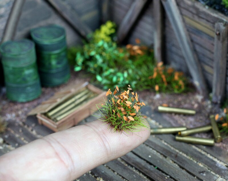 Miniaturization model Flower cluster model of weed vegetation Scene sand table making materials DIY handmade materials Miniaturization model Flower cluster model of weed vegetation Scene sand table making materials DIY handmade materials