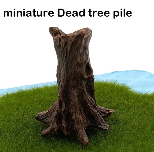 miniature Dead tree pile vegetation Train railway Military Scene Model DIY material A pack of two.