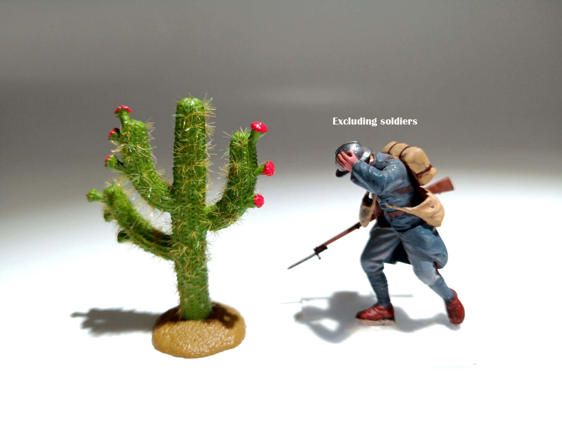 miniature Desert vegetation Cactus North African Battlefield Military Scenario Model Accessories Ornament DIY Material H5cm