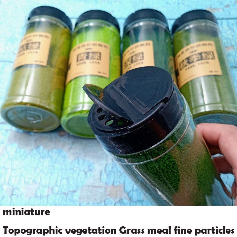 Miniature model 500ml Topographic Sponge Particles vegetation Lawn grass powder Sand Table Landscape Materials