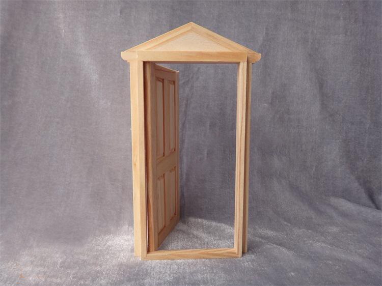 Miniature model 1:12 Building Model Materials Wooden doors Pull the door outward Miniature model 1:12 Building Model Materials Wooden doors Pull the door outward