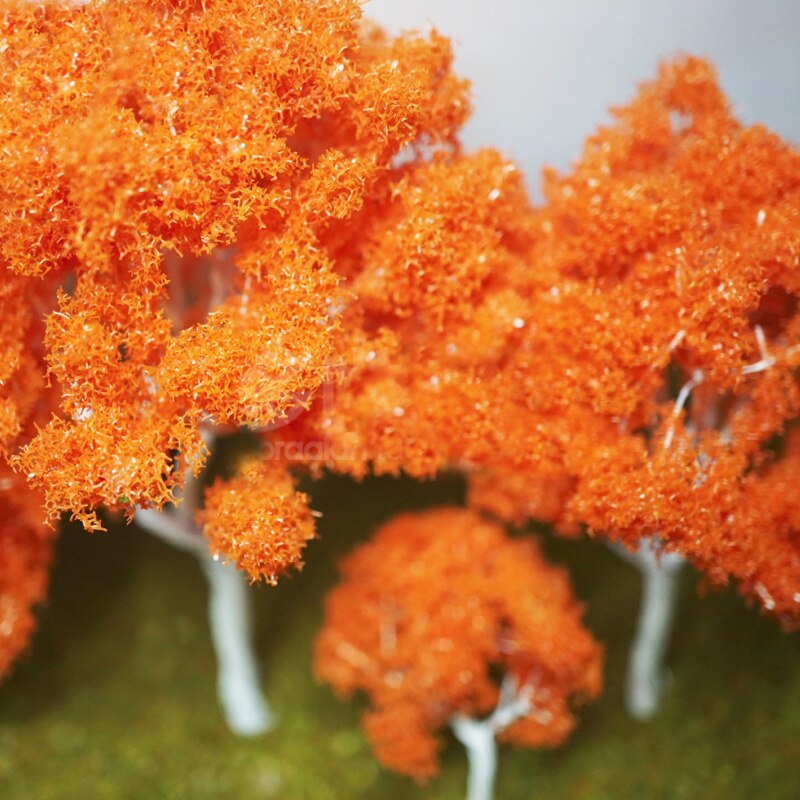 Miniature model Maple model Maples Various sizes DIY sand table military train scene model material