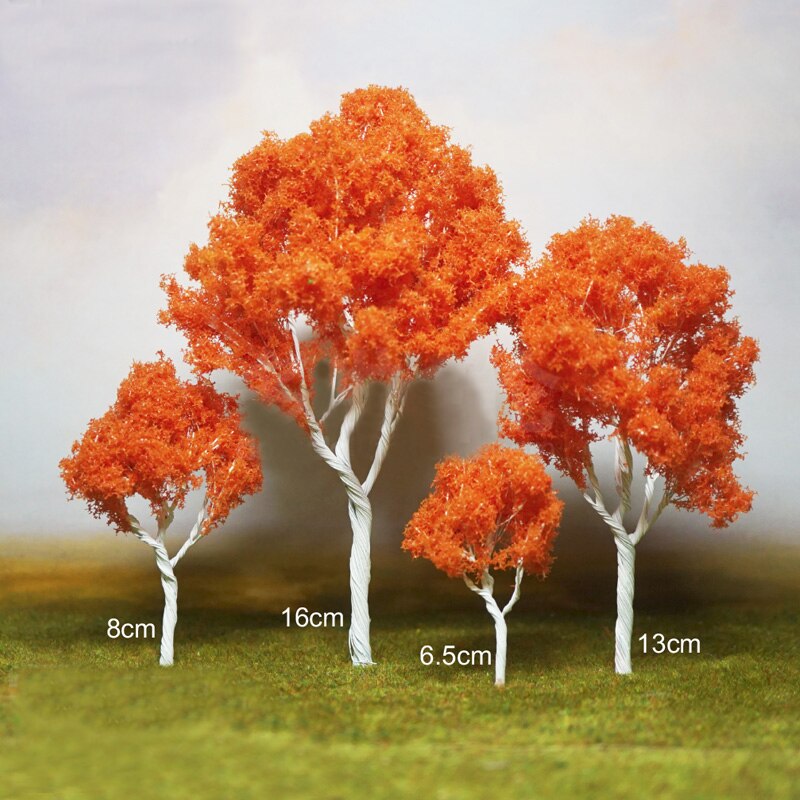 Miniature model Maple model Maples Various sizes DIY sand table military train scene model material