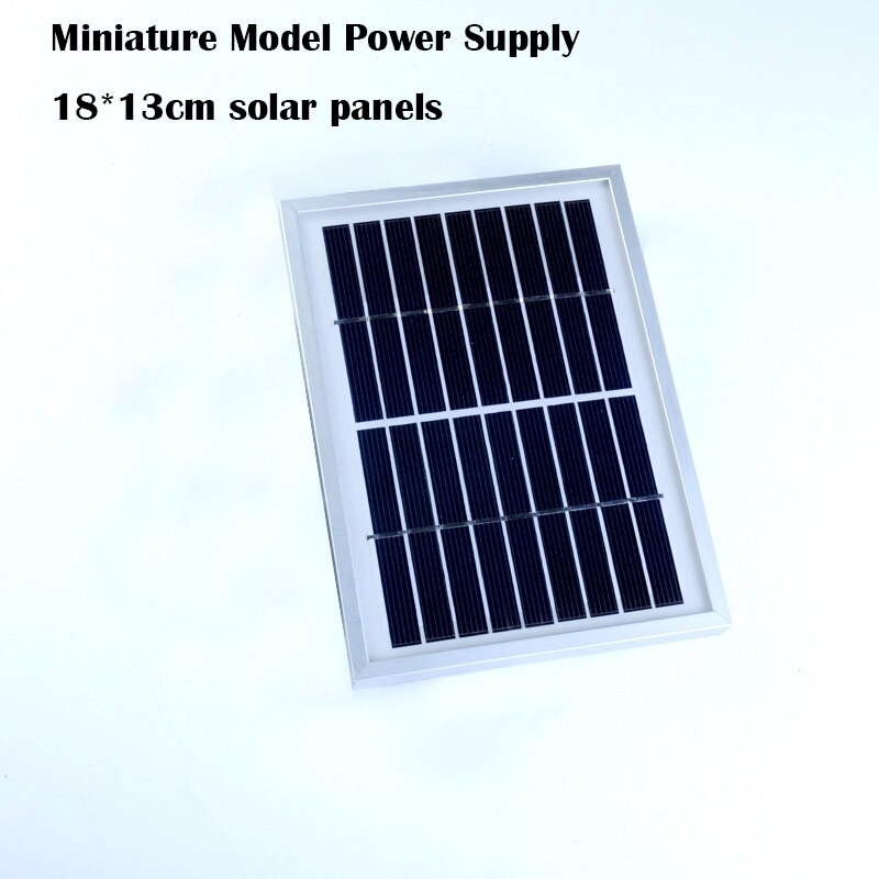 Miniature Model Power Supply 18*13cm solar panels Glass Laminated Polysilicon 9V W DIY sand table material Miniature Model Power Supply 18*13cm solar panels Glass Laminated Polysilicon 9V W DIY sand table material